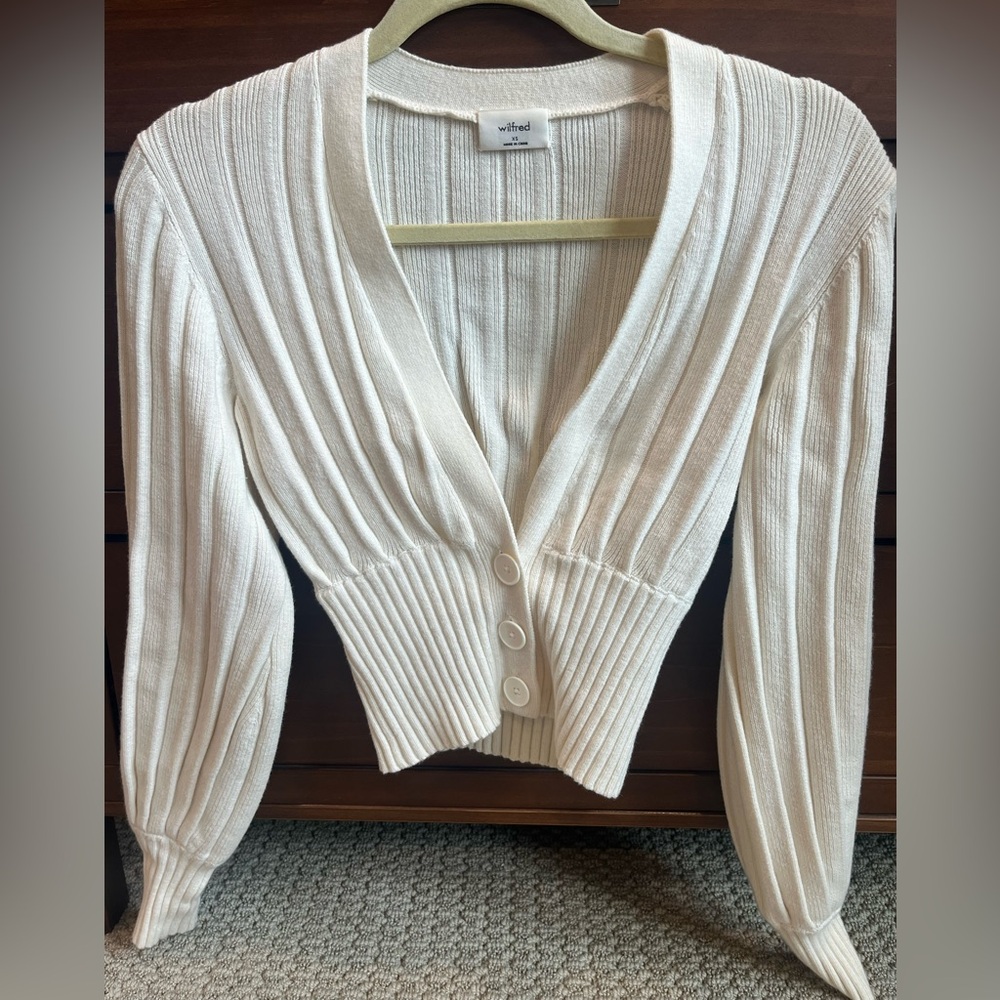 Wilfred Plunge Front Cardigan